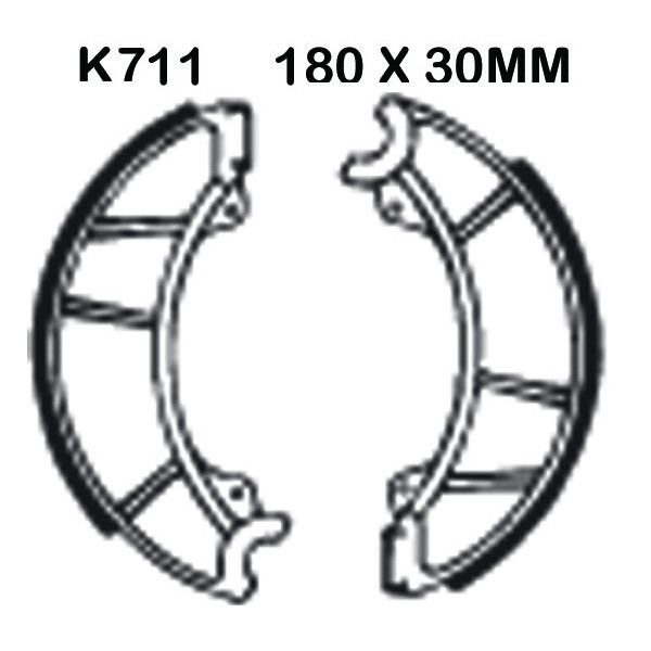 EBC EBC Brake Shoes K711